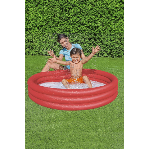 33048 Bestway 51024-5 - Piscina gonfiabile con 3 anelli - Colore casuale