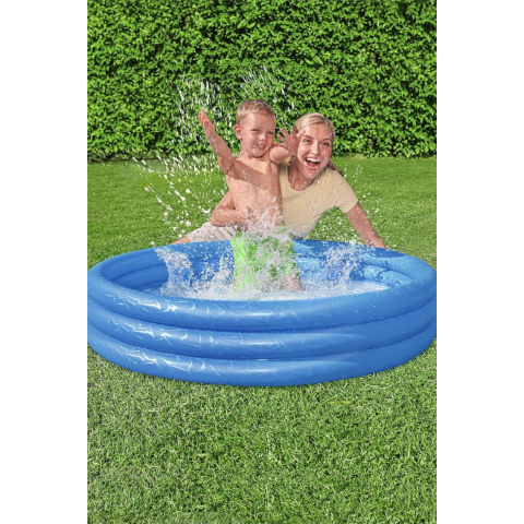 33048 Bestway 51024-5 - Piscina gonfiabile con 3 anelli - Colore casuale