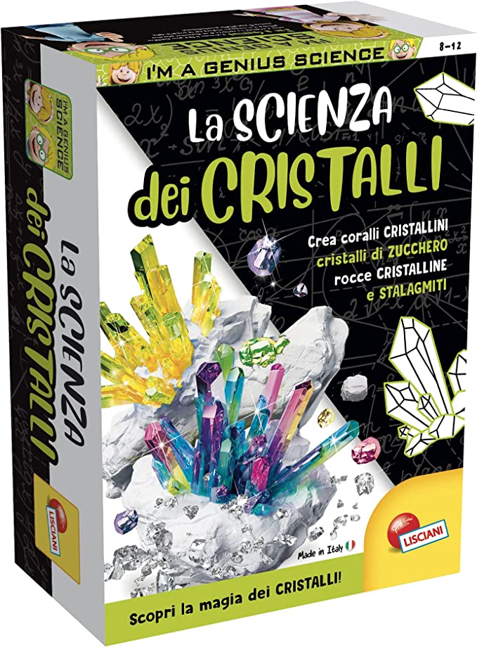 100217 - LISCIANI - I'M A GENIUS SCIENZA POCKET LA SCIENZA DEI CRISTALLI