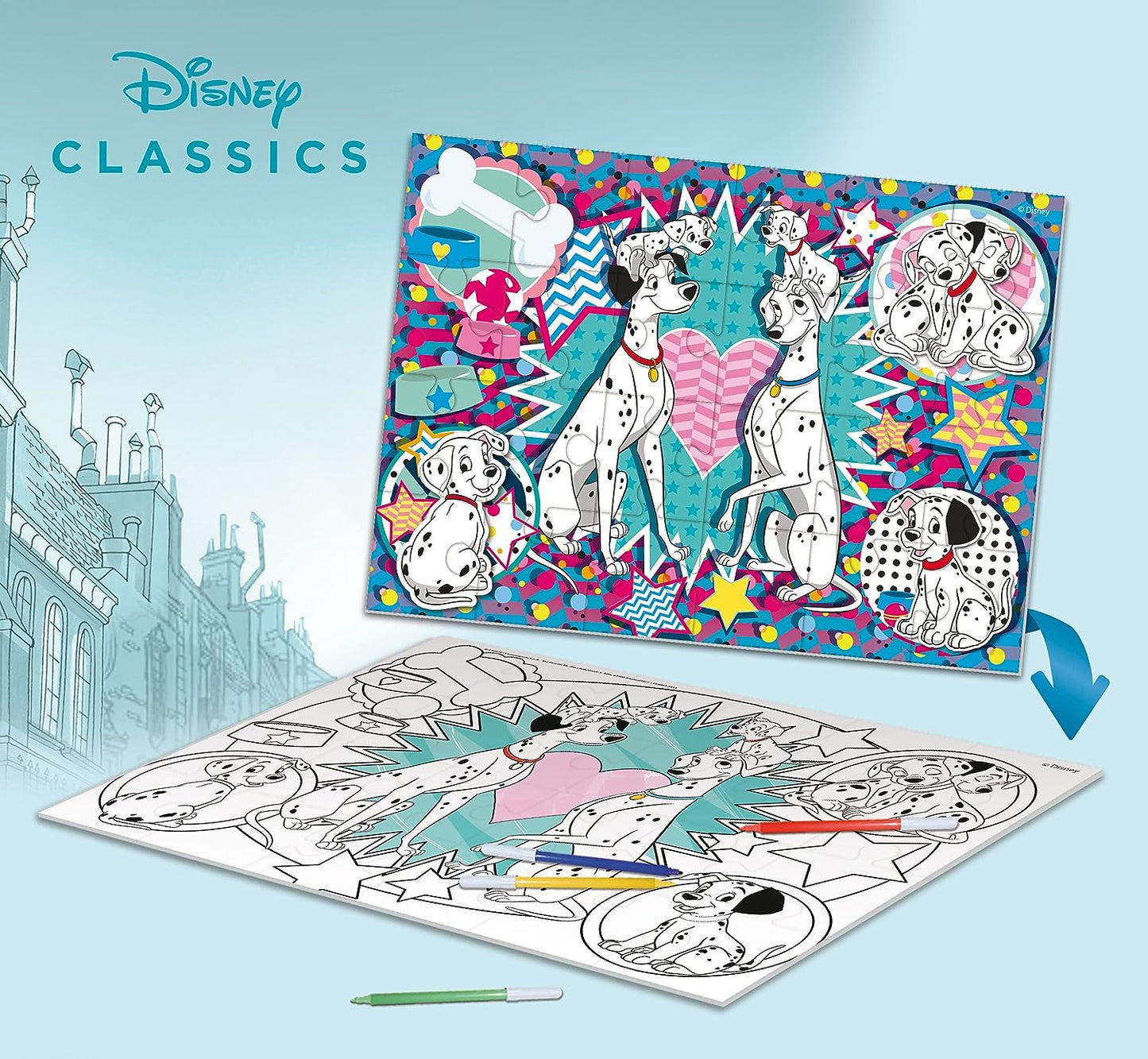 99474 - LISCIANI - DISNEY PUZZLE DF M-PLUS 24 CARICA DEI 101