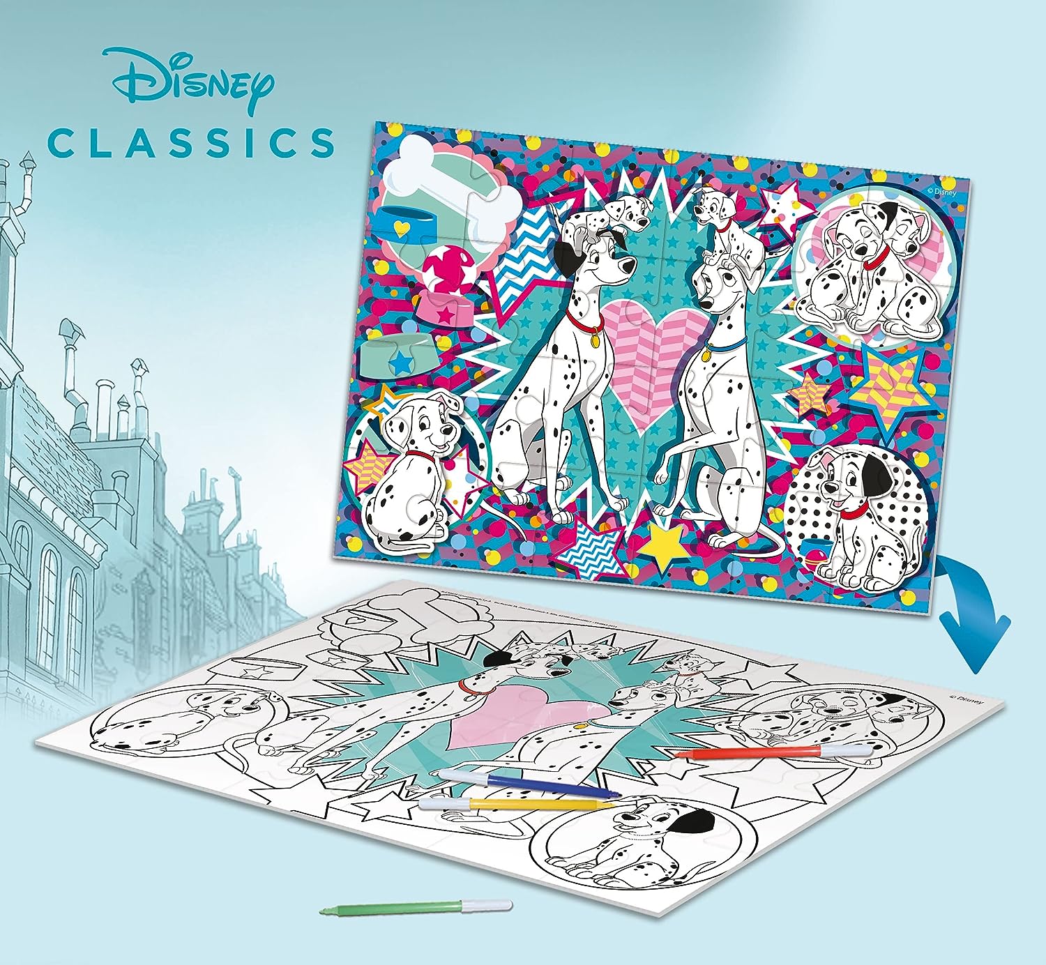 99474 - LISCIANI - DISNEY PUZZLE DF M-PLUS 24 CARICA DEI 101