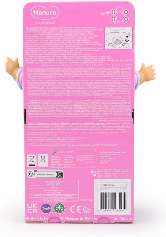 NFN24000 - NENUCO CEROTTINI  Bambola 25cm Corpo Morbido con Suoni e Cerotti