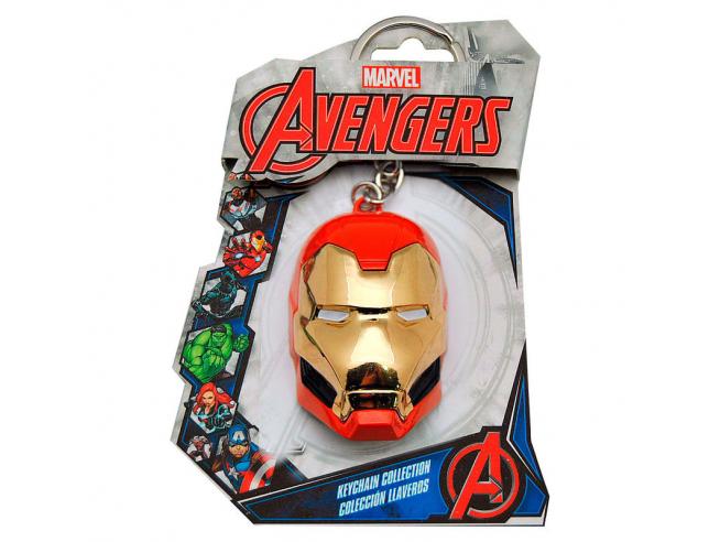 MV15581 - Portachiavi Supereroi Marvel - Maschera di Iron Man - in metallo