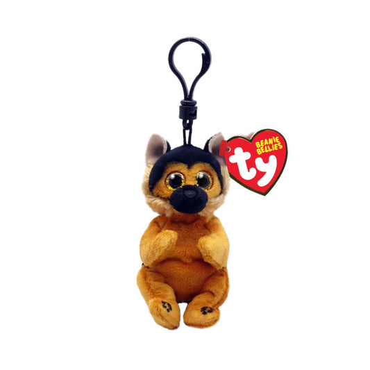 T43110 Ty Beanie Bellies Clip Portachiavi peluche Pastore tedesco Ace 12 cm