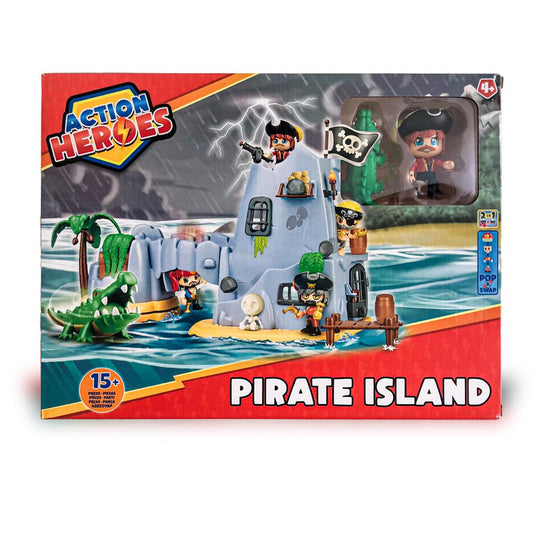 ACN16000 -Famosa - ACTION HEROES - L'ISOLA DEI PIRATI PLAYSET