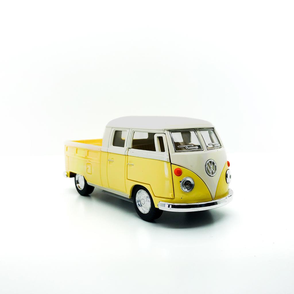 17235 KINSMART 1963 VOLKSWAGEN BUS DOUBLE CAB PICKUP  colore casuale