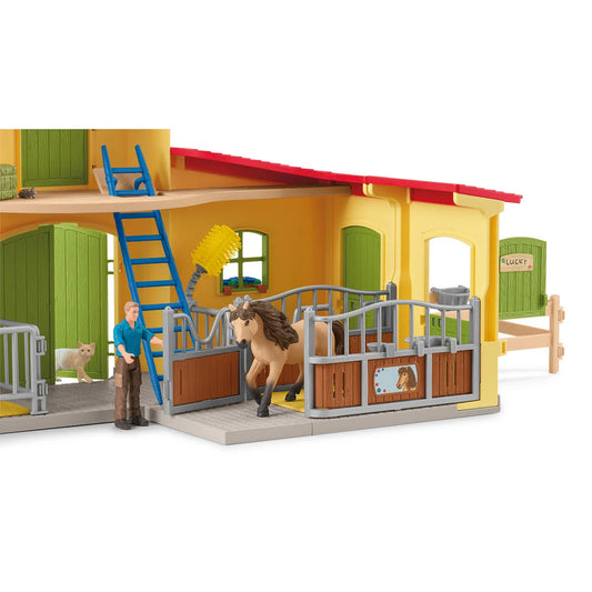 42609 Schleich Farm World - Box per pony + stallone islandese