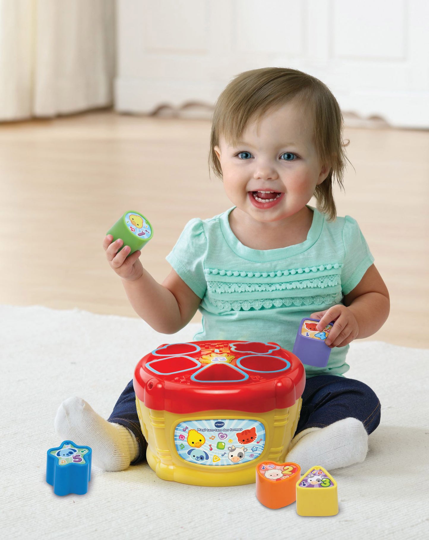 80-185107  VTECH Magico tamburo delle formine