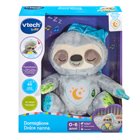80-548207 VTech - Dormiglione dolce - Peluche  Bradipo interattivo