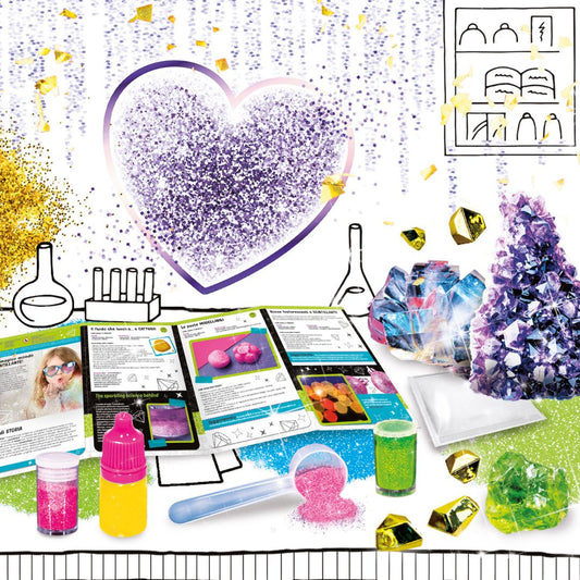 100194 Lisciani - I'm a Genius Pocket - Esperimenti con i glitter
