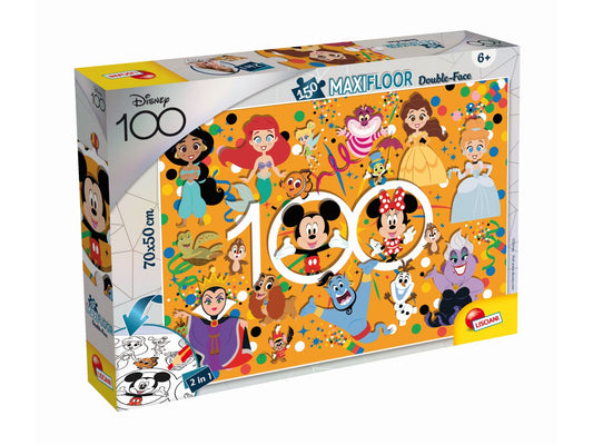101009 - Lisciani  DISNEY PUZZLE DF MAXI FLOOR 24 DISNEY 100