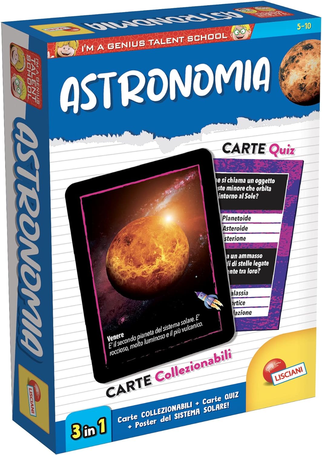 100118 - LISCIANI - I'M A GENIUS - ASTRONOMIA - CARTE E POSTER