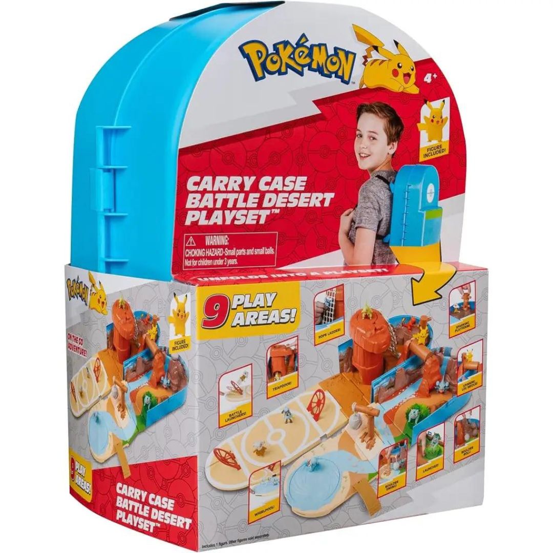 Rei Toys - 181000 Pokemon playset Arena nel deserto c/personaggio esclusivo