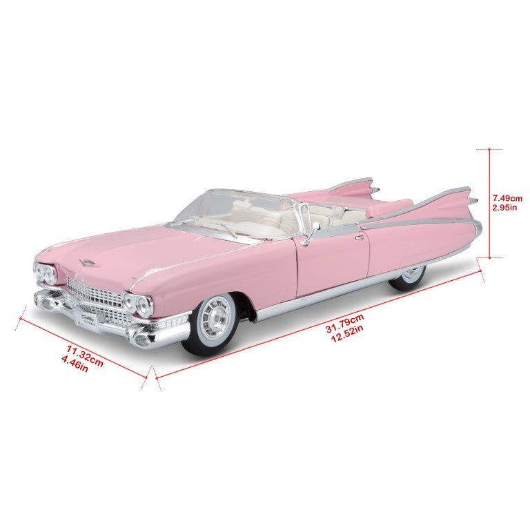 10-36813 Bburago Maisto - Cadillac Eldorado Biarritz (1959), rosa