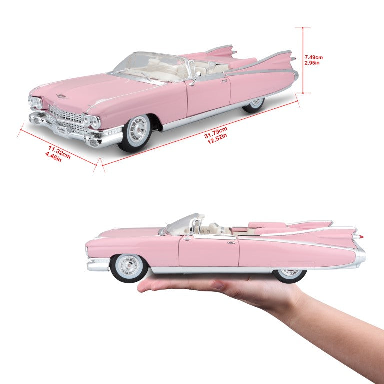 10-36813 Bburago Maisto - Cadillac Eldorado Biarritz (1959), rosa