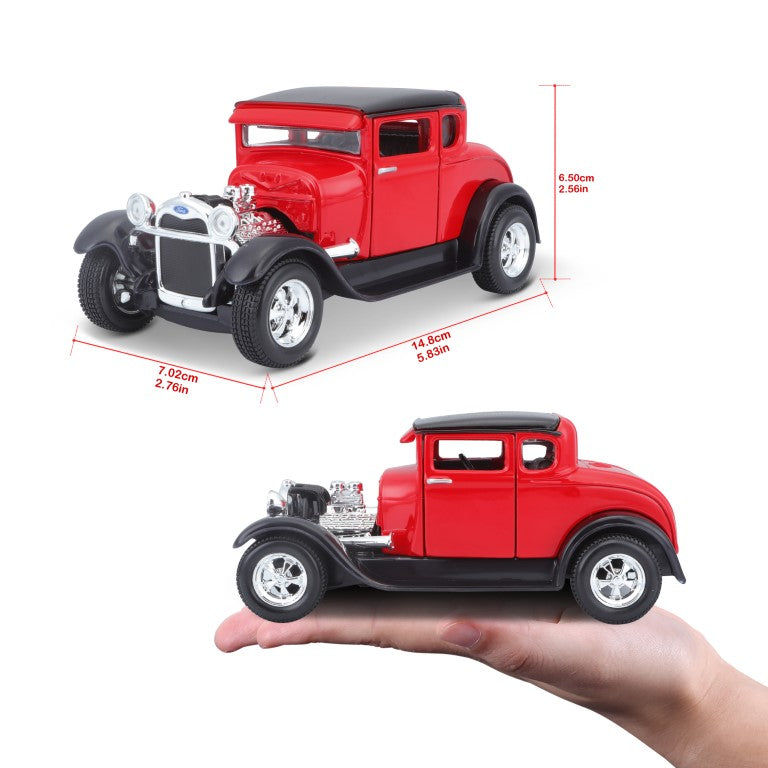 10-31201 Bburago Maisto - Ford Model A (1929), rosso - Scala 1:24