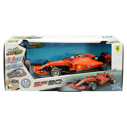 82353 Bburago Maisto Tech - Ferrari SF90 #16 Leclerc R/C 1:24 radiocomando