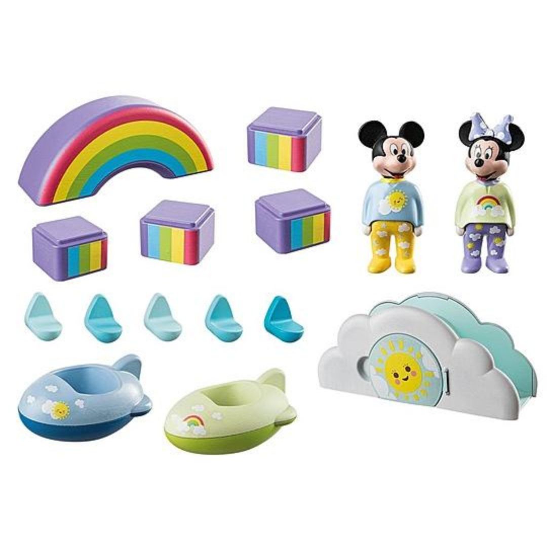 71319 Playmobil - 1.2.3 & Disney: Topolino, Minnie e la casa tra le nuvole