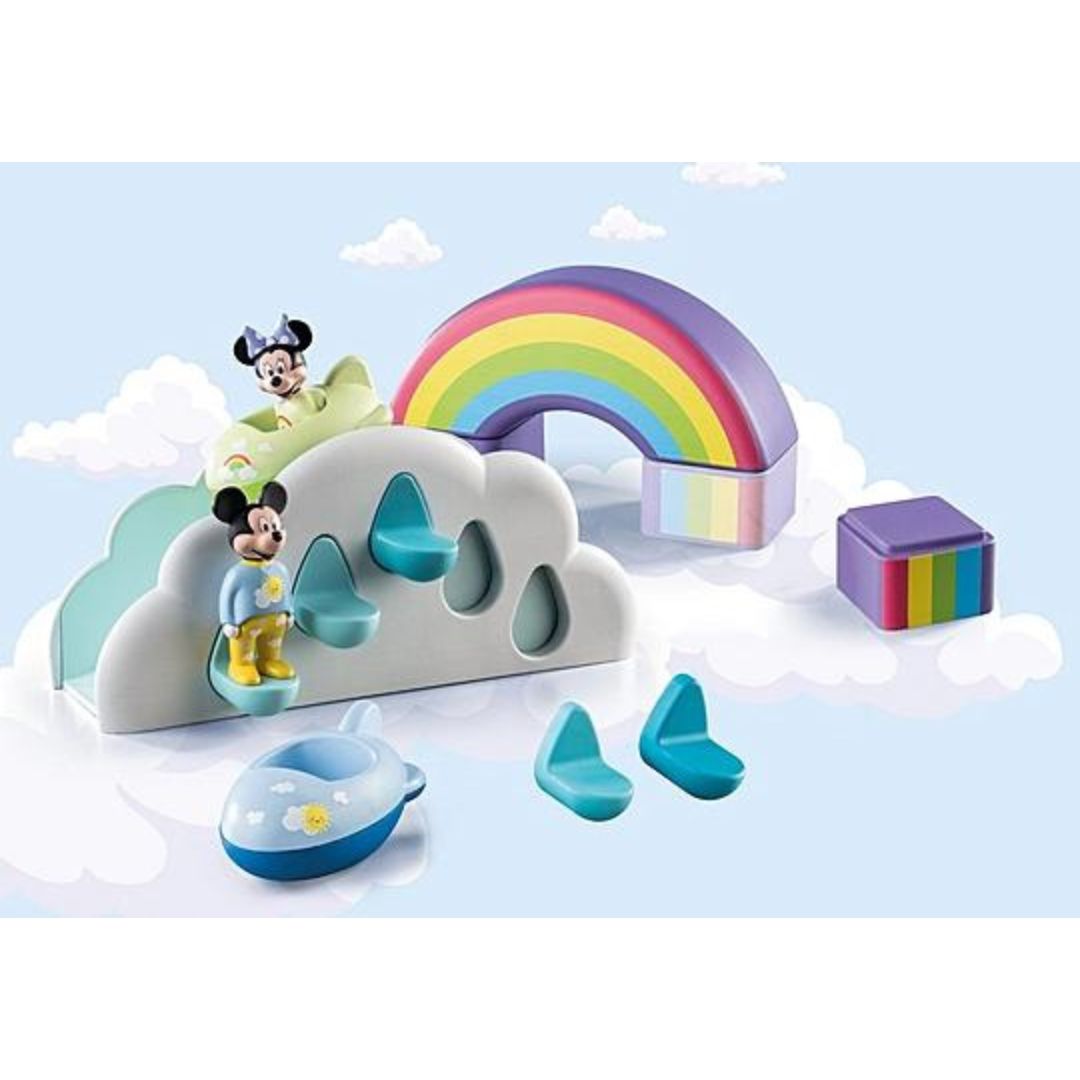 71319 Playmobil - 1.2.3 & Disney: Topolino, Minnie e la casa tra le nuvole