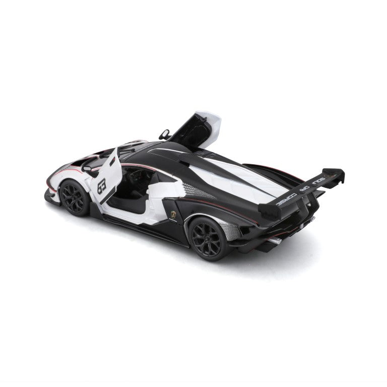 18-28023 Bburago Race - Lamborghini Essenza SCV12, bianca - Scala 1:24
