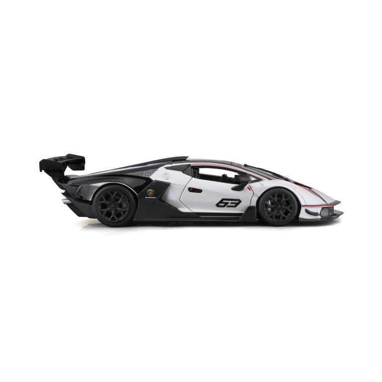 18-28023 Bburago Race - Lamborghini Essenza SCV12, bianca - Scala 1:24