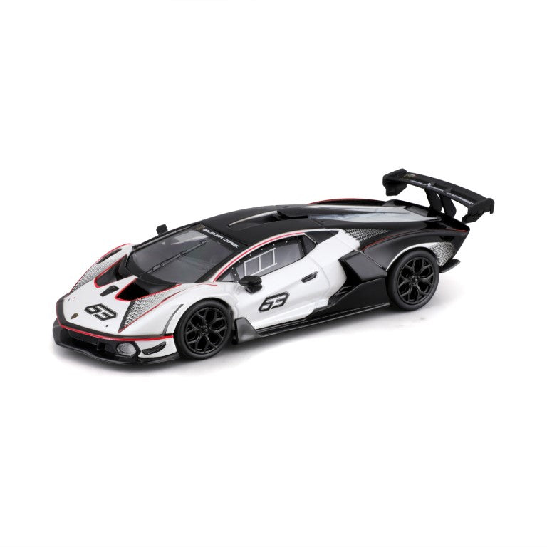 18-41167 Bburago Race - Lamborghini Essenza SCV12 #12, bianca - 1:32