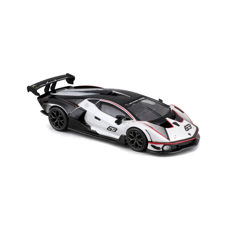 18-41167 Bburago Race - Lamborghini Essenza SCV12 #12, bianca - 1:32