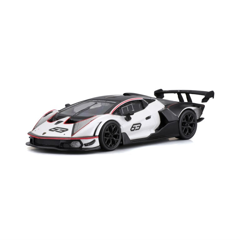 18-41167 Bburago Race - Lamborghini Essenza SCV12 #12, bianca - 1:32