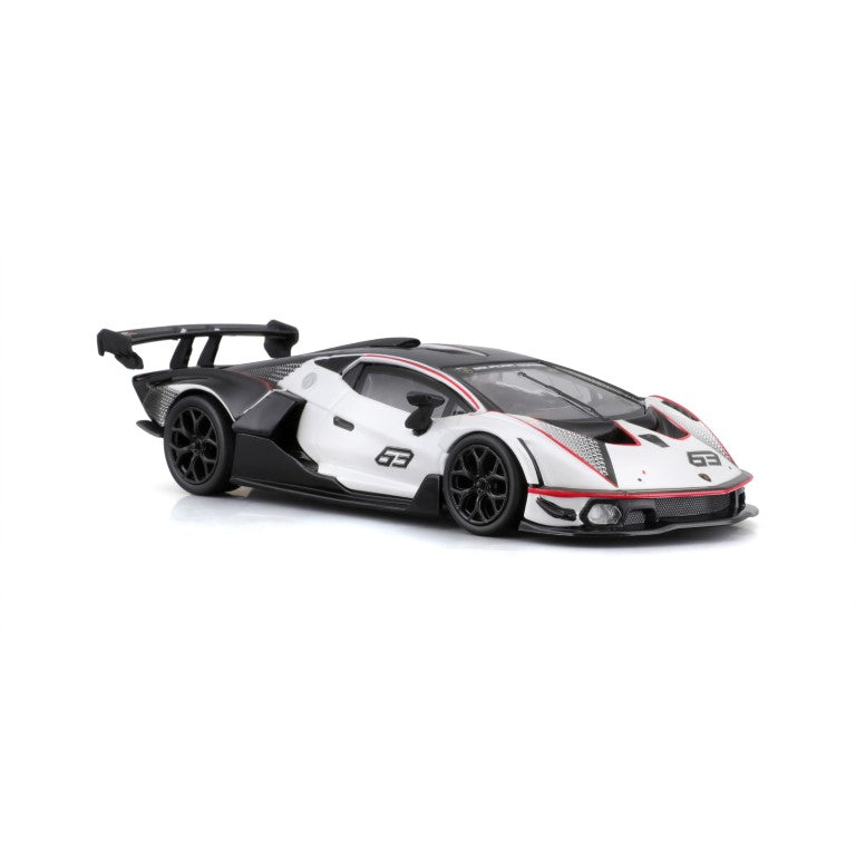 18-41167 Bburago Race - Lamborghini Essenza SCV12 #12, bianca - 1:32