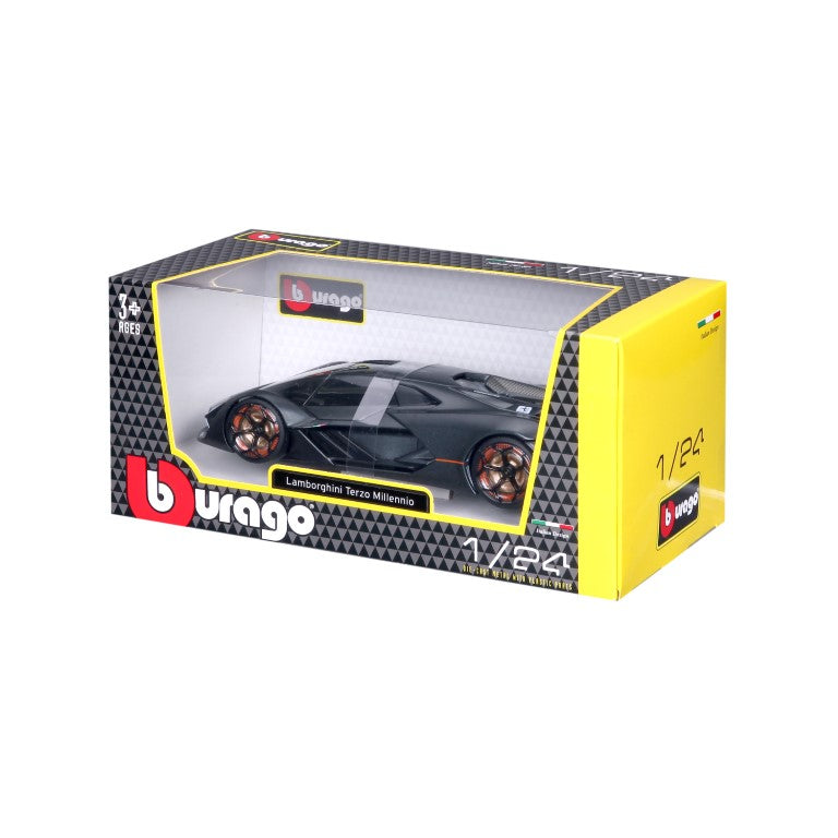 18-21094 GY Bburago - Lamborghini Terzo Millennio, grigia - Scala 1:24