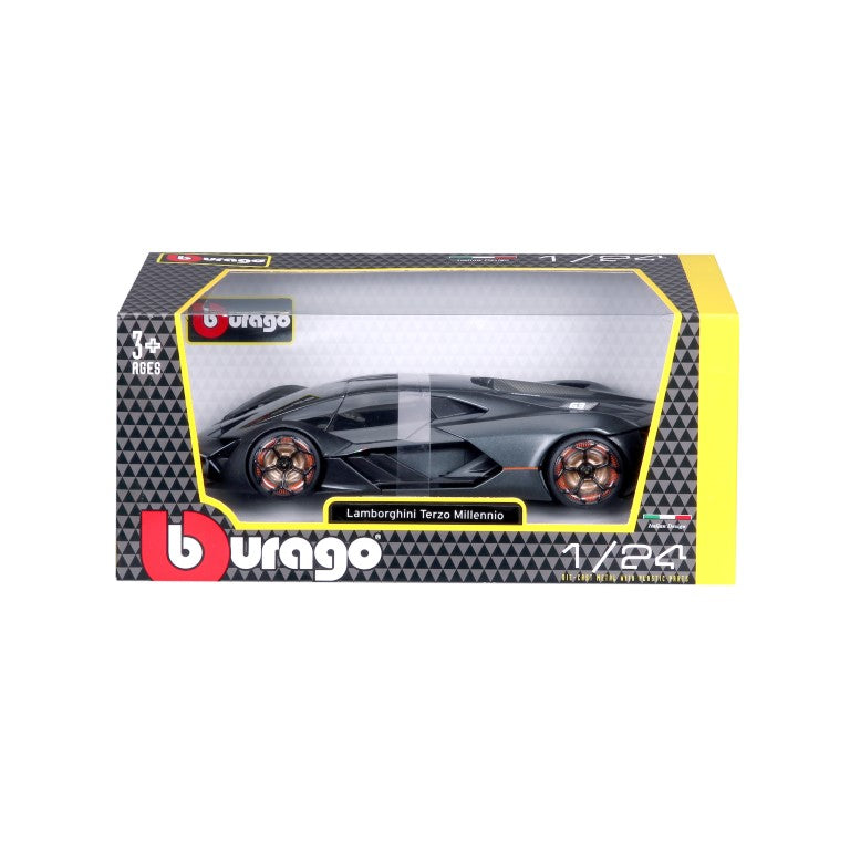 18-21094 GY Bburago - Lamborghini Terzo Millennio, grigia - Scala 1:24