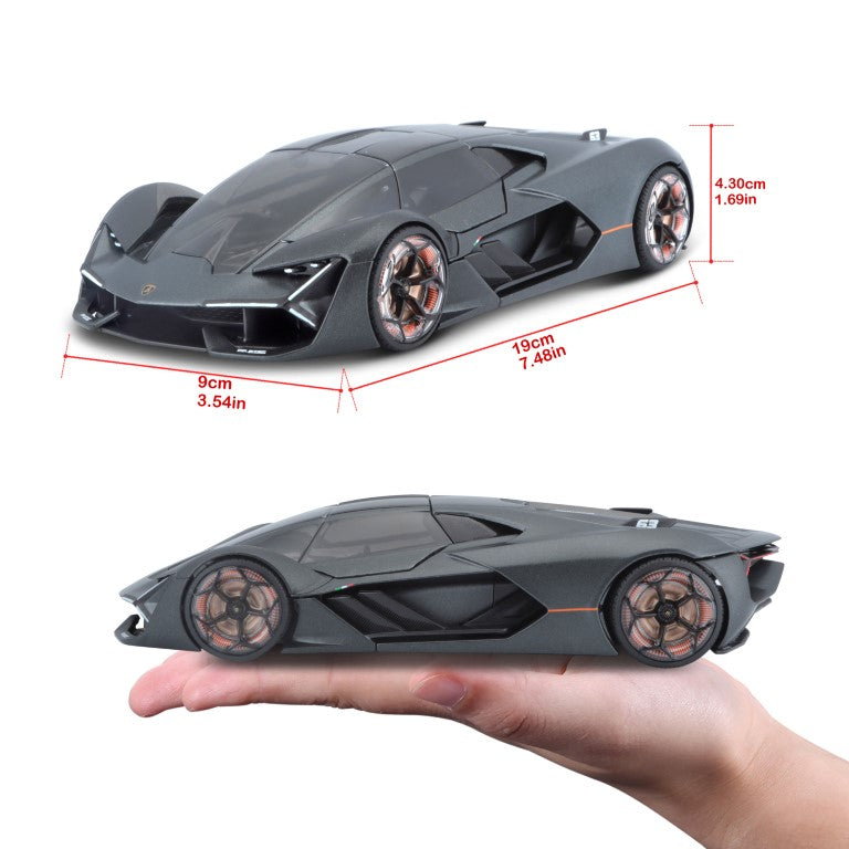 18-21094 GY Bburago - Lamborghini Terzo Millennio, grigia - Scala 1:24
