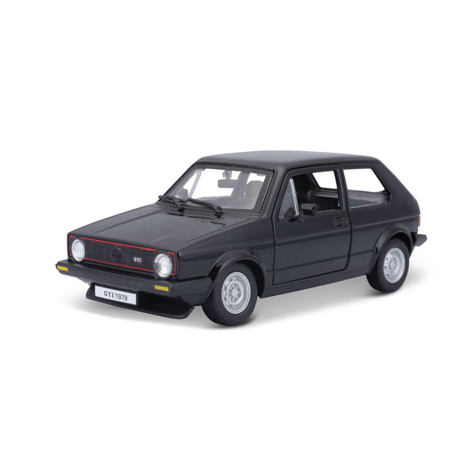18-21089 Bburago - Volkswagen Golf Mk1 GTI (1979), nera - 1:24