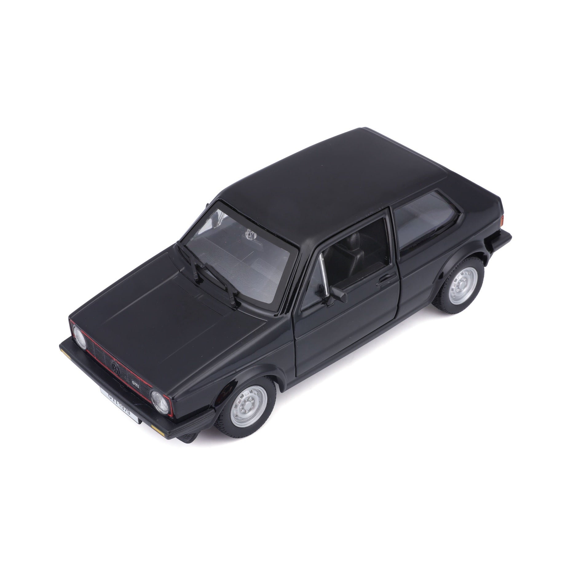 18-21089 Bburago - Volkswagen Golf Mk1 GTI (1979), nera - 1:24