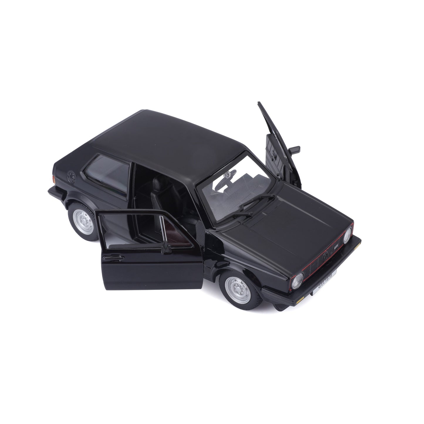 18-21089 Bburago - Volkswagen Golf Mk1 GTI (1979), nera - 1:24