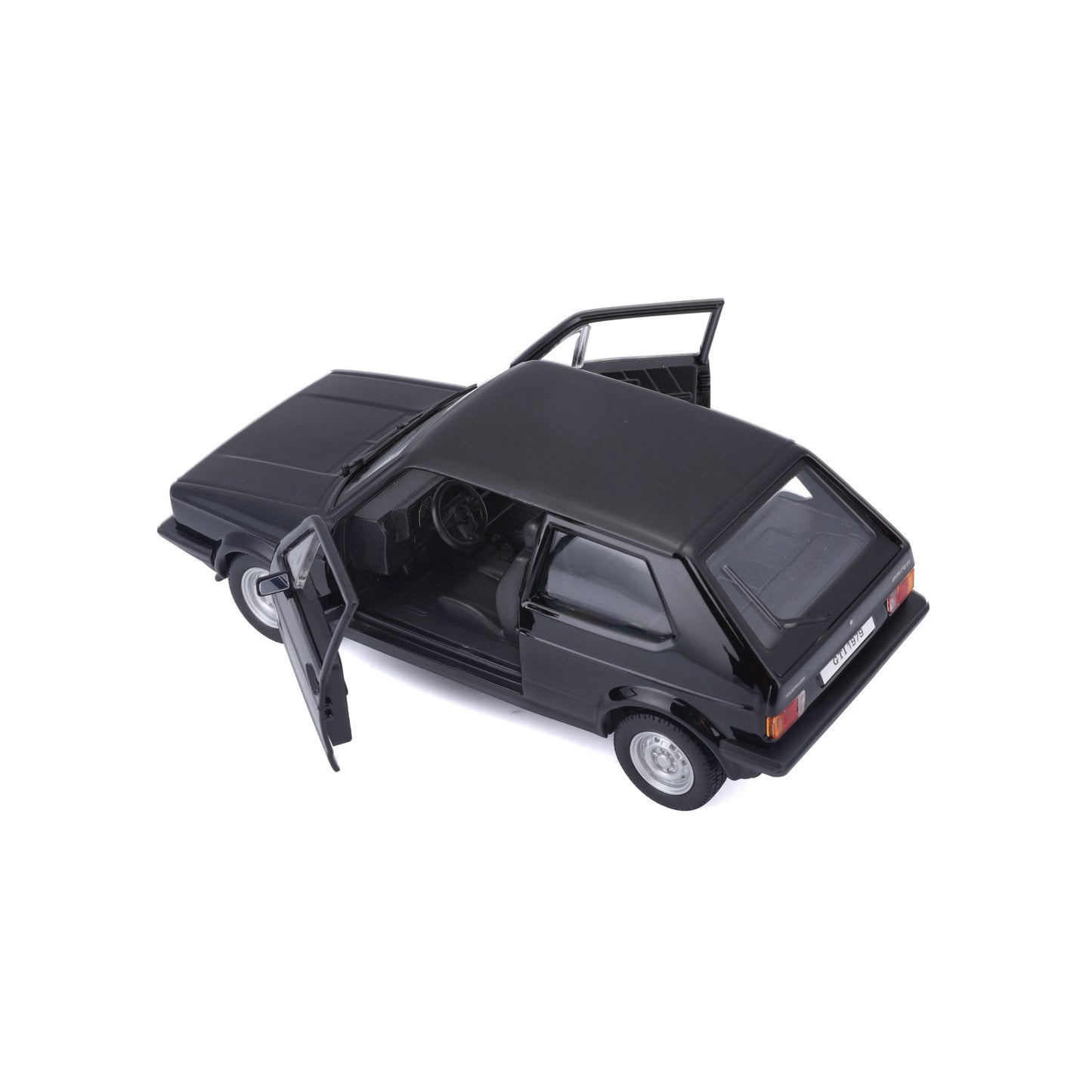 18-21089 Bburago - Volkswagen Golf Mk1 GTI (1979), nera - 1:24