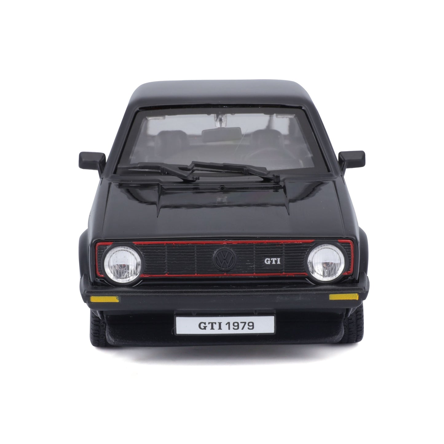 18-21089 Bburago - Volkswagen Golf Mk1 GTI (1979), nera - 1:24