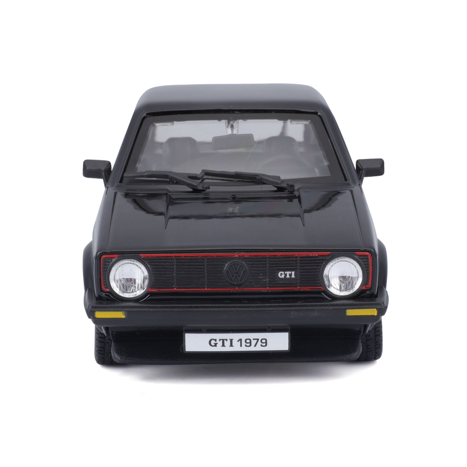 18-21089 Bburago - Volkswagen Golf Mk1 GTI (1979), nera - 1:24