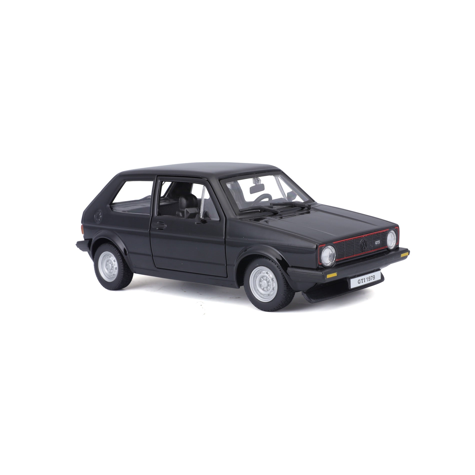18-21089 Bburago - Volkswagen Golf Mk1 GTI (1979), nera - 1:24