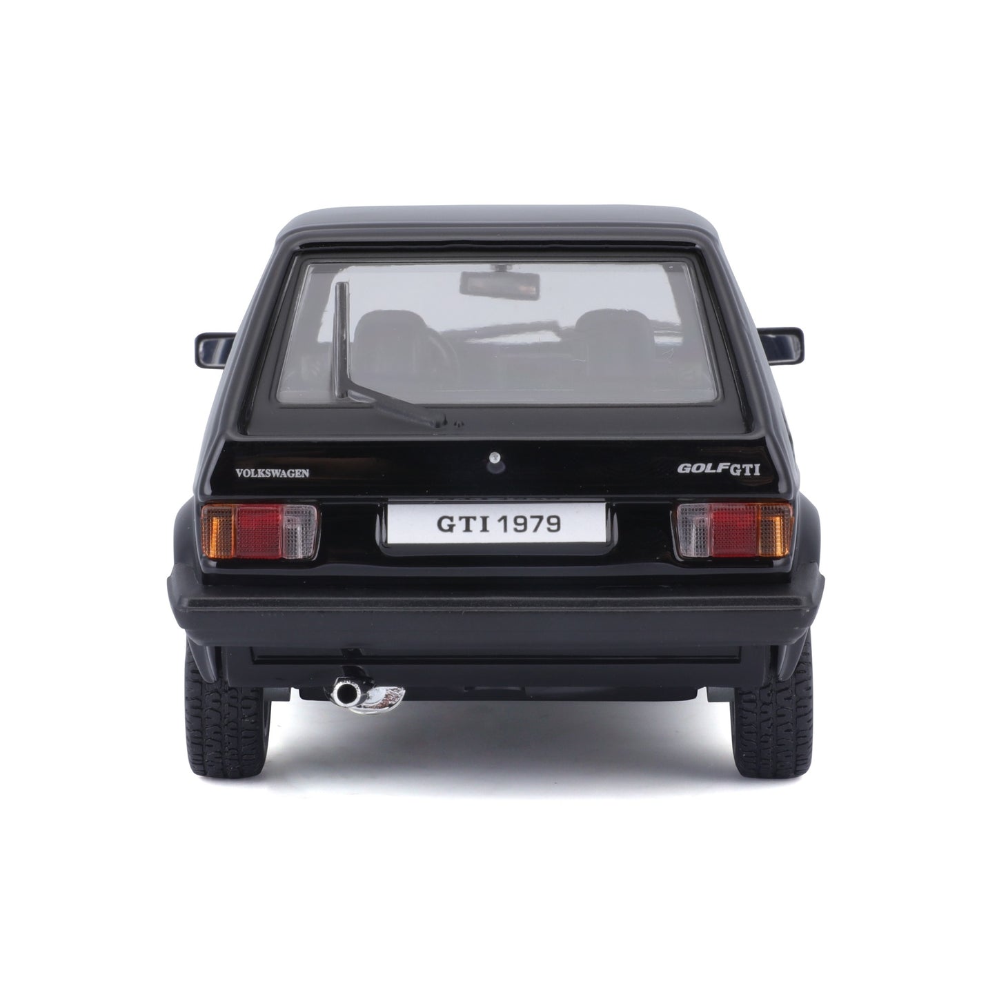 18-21089 Bburago - Volkswagen Golf Mk1 GTI (1979), nera - 1:24