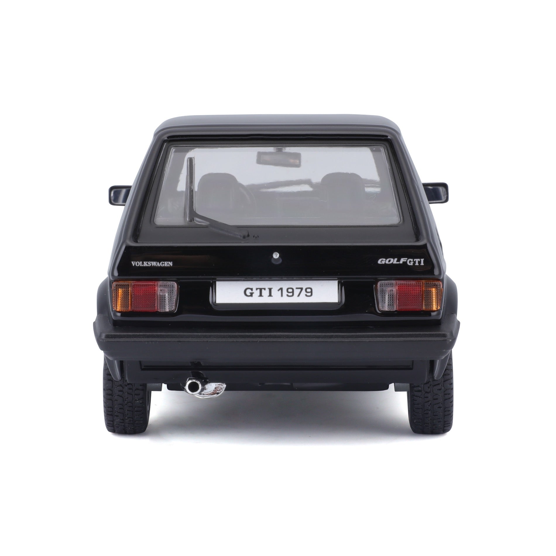 18-21089 Bburago - Volkswagen Golf Mk1 GTI (1979), nera - 1:24