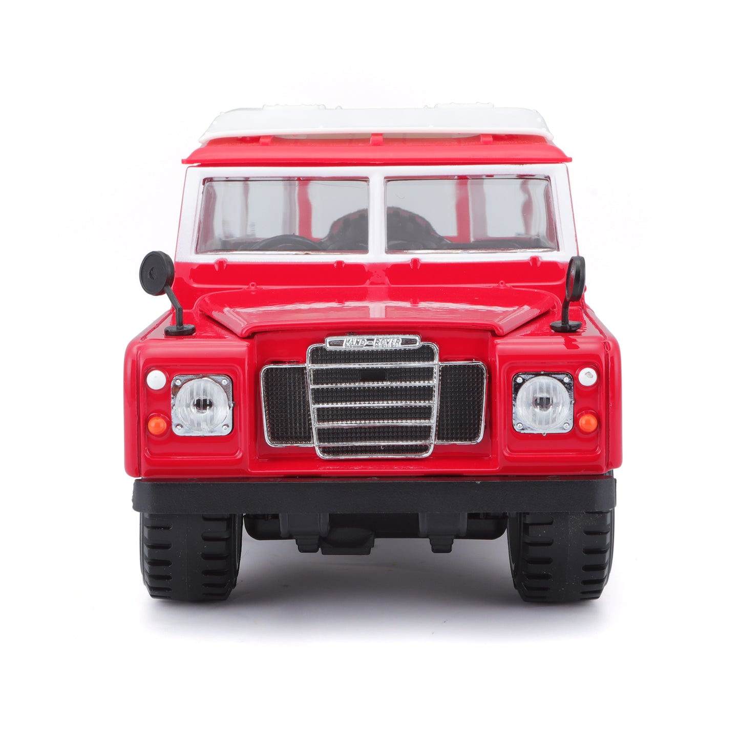 18-22063 Bburago - Land Rover Series II, rossa - Scala 1:24