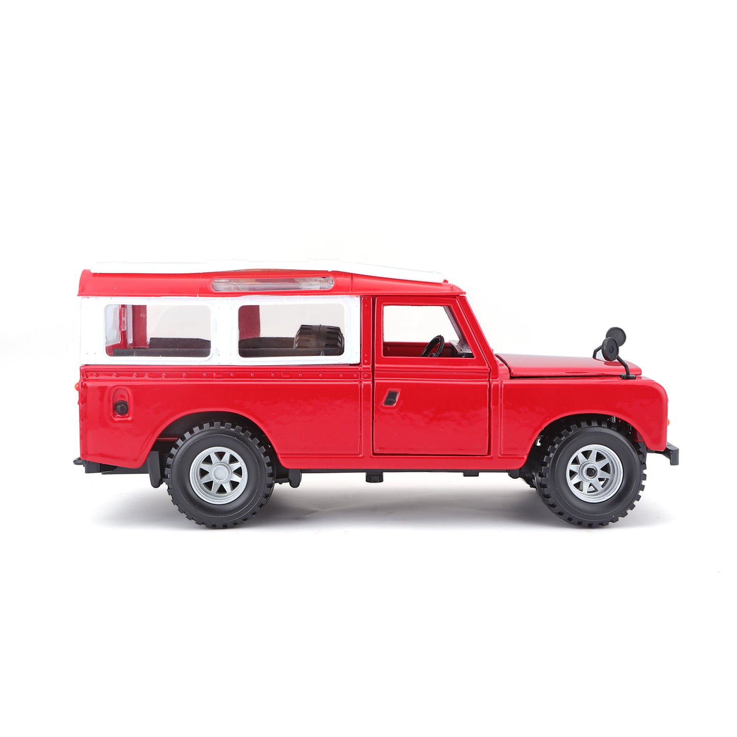 18-22063 Bburago - Land Rover Series II, rossa - Scala 1:24
