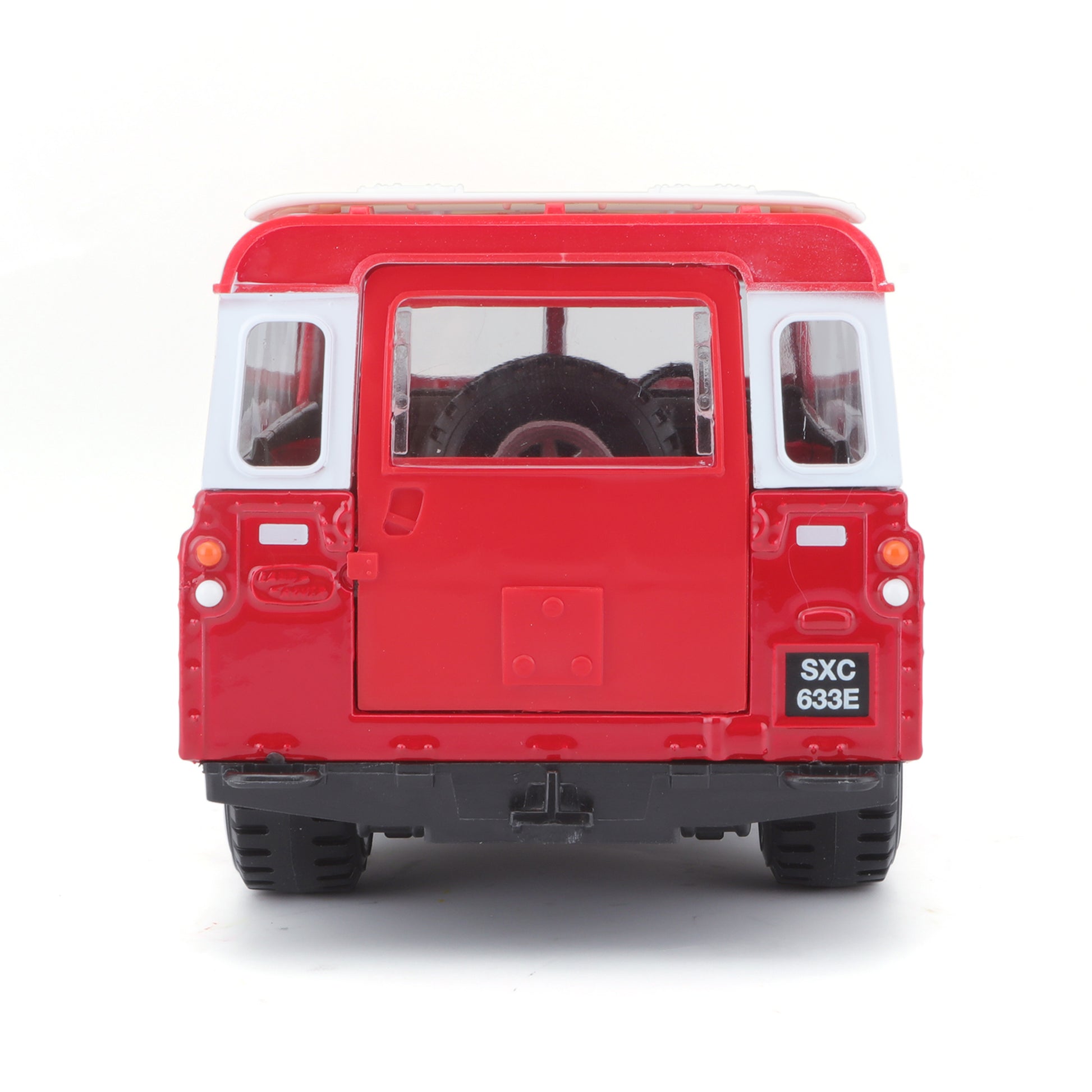 18-22063 Bburago - Land Rover Series II, rossa - Scala 1:24