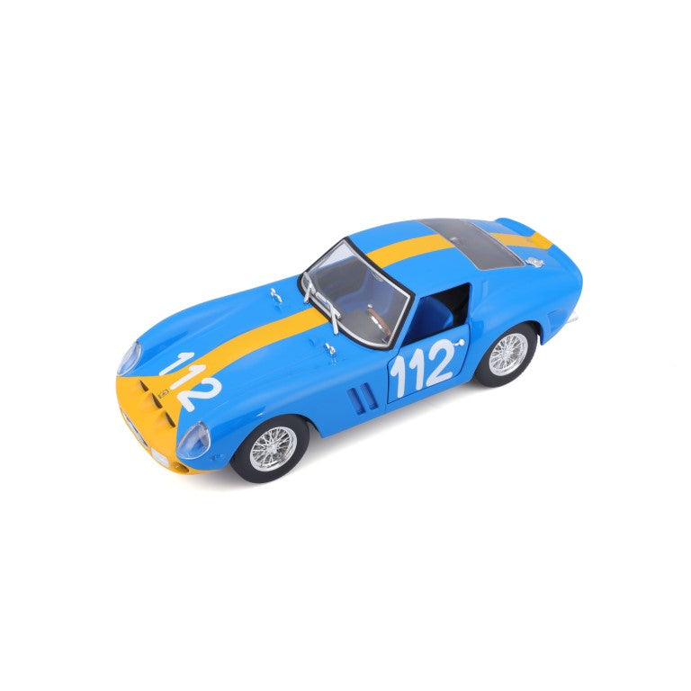 18-26305 Bburago Ferrari Racing -  Ferrari 250 GTO, blu - Scala 1:24