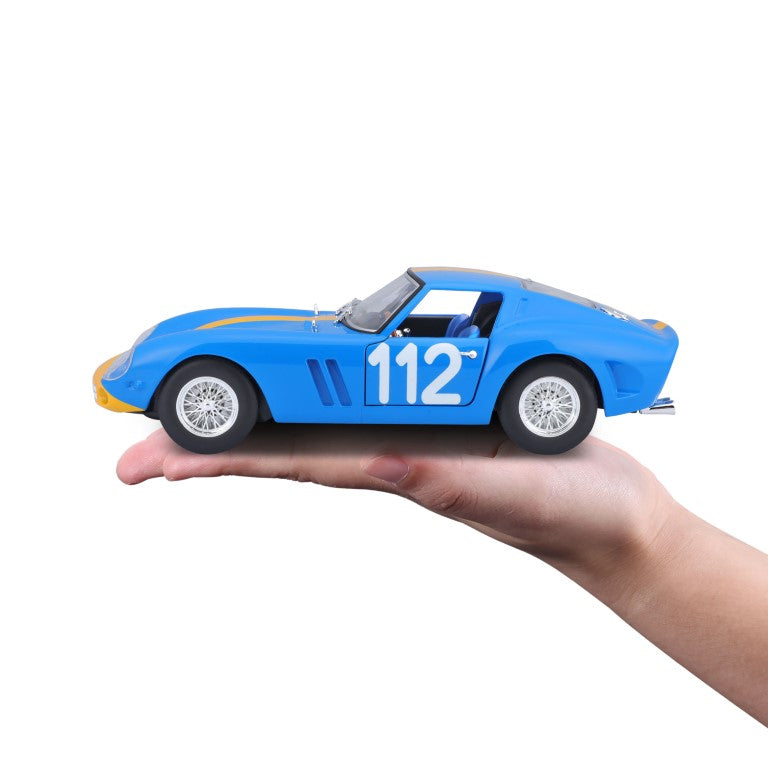 18-26305 Bburago Ferrari Racing -  Ferrari 250 GTO, blu - Scala 1:24