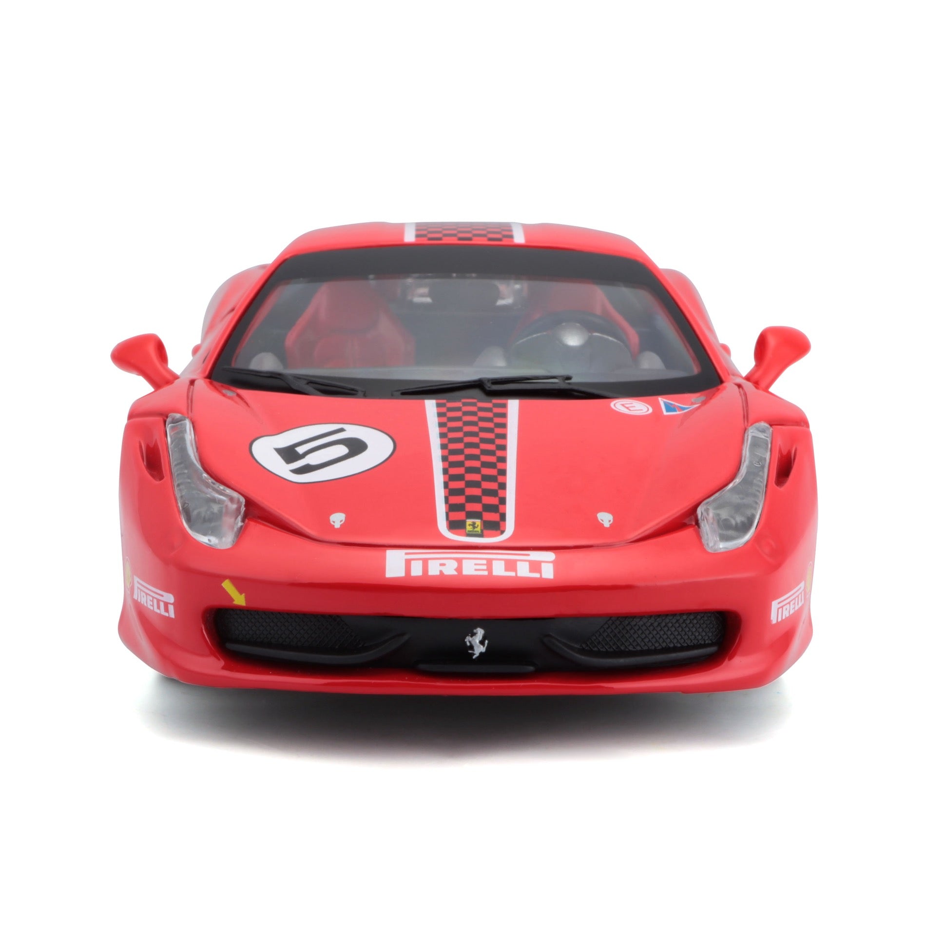 18-26302 Bburago Ferrari Racing - Ferrari 458 Challenge, rossa - Scala 1:24