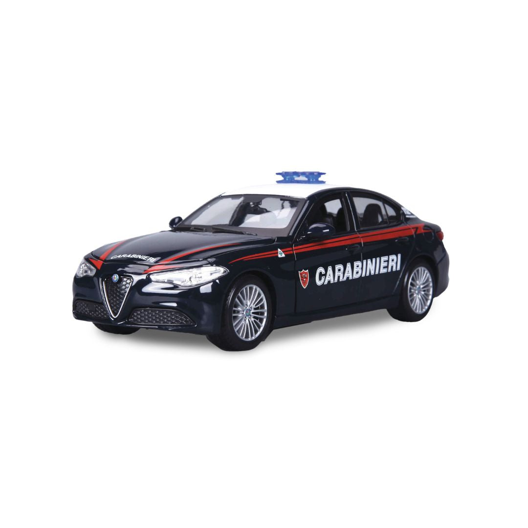 18-25128 Bburago - Alfa Romeo Giulia Carabinieri - Scala 1:24 Model Kit