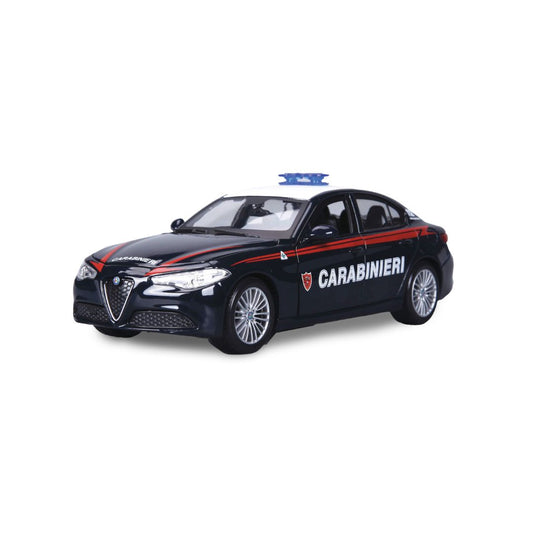 18-25128 Bburago - Alfa Romeo Giulia Carabinieri - Scala 1:24 Model Kit