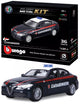 18-25128 Bburago - Alfa Romeo Giulia Carabinieri - Scala 1:24 Model Kit